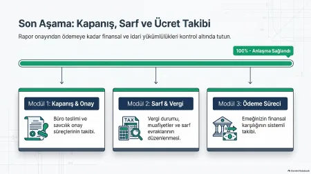 Akıllı UZİ sunumundan süreç yönetimi görseli